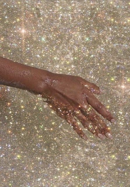 Hand tracing sparkles